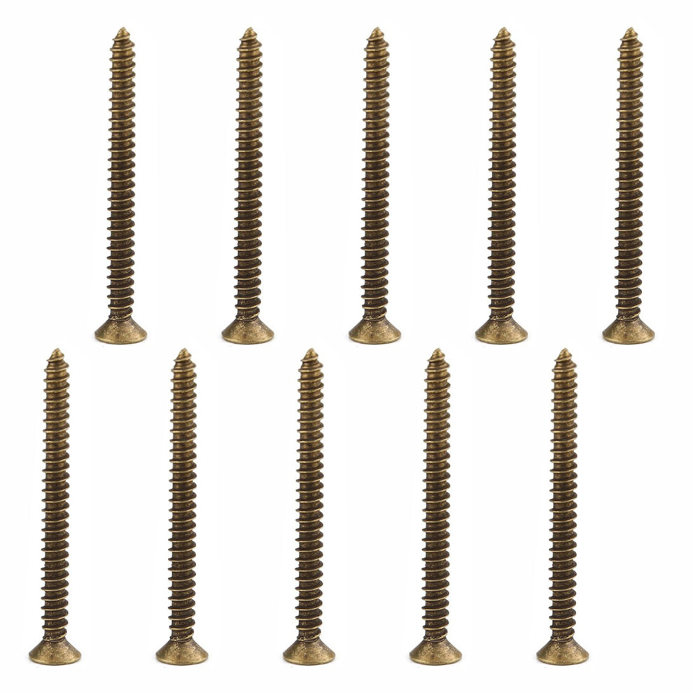 (AM4x45MM) 10pack/lot Wood Fiberboard Screws Pack Brass Sink Head Phillips-image-OPC-PN9ZS5Q-NEW