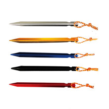 10St 18Cm Aluminium V-Form Hering Mit Schnur Für Aufstellen