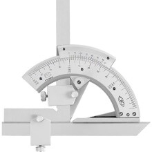 Angle Ruler Stainless Steel Vernier Caliper Universal Angle Device 0320 Degrees  Precision