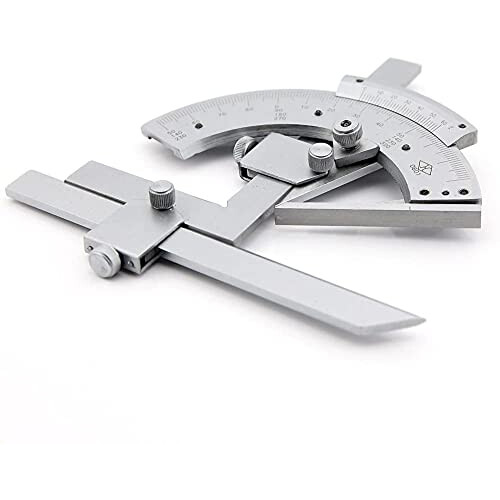 Angle Ruler Stainless Steel Vernier Caliper Universal Angle Device 0320 Degrees  Precision 2