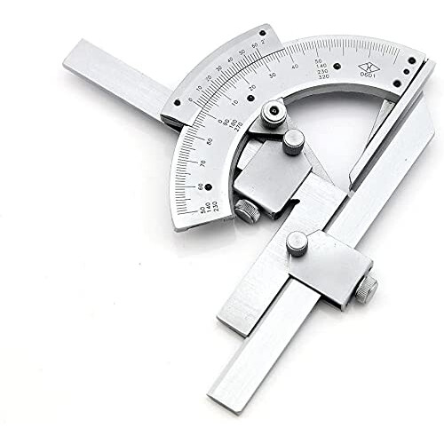 Angle Ruler Stainless Steel Vernier Caliper Universal Angle Device 0320 Degrees  Precision 1