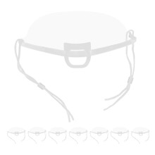 8 Gesichtsmaske Kochmaske 14,00x10,00x4,50cm Transparent