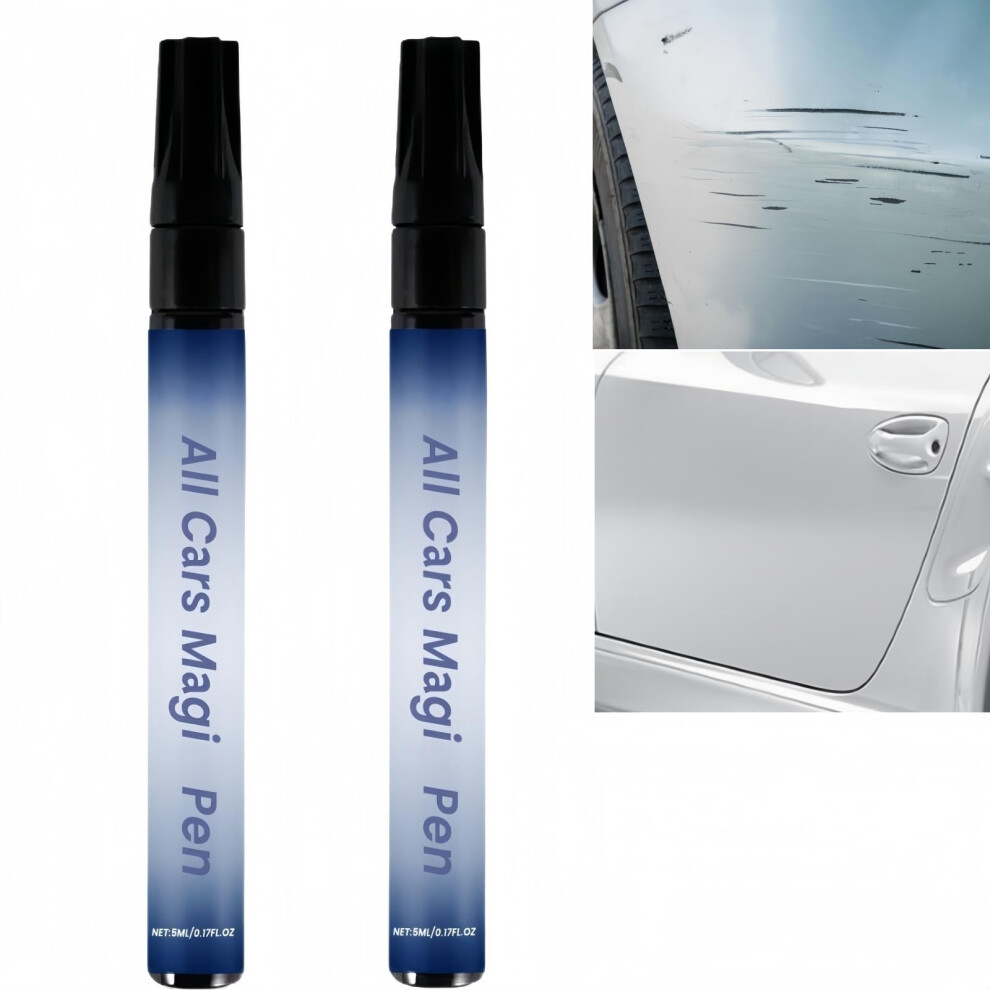 Pen All Cars Compatible Scratch Remover Kit 2Pack Weatherproof Auto Touchup Paint Pen Portable Quickfilling Fastacting 9339159475577