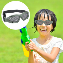 Kinder-Sportsbrille für draußen mit verstellbarem Band und Augenschutz (Grün)