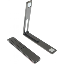 Stück verstellbare Tisch-Handyhalterung, vertikal und horizontal, schwarzes, dünnes Aluminium, Halterung zum Laden von Akkus, magn