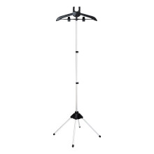 Clothes Steamer Rack For Hand Steamers, Foldable Laundry Holder, Trousers And Wedding Dress Rack, Black