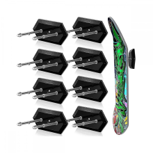 8er-Pack Skateboard-Wandhalterung mit Schraube, schwebender Skateboard-Aufhänger, Skateboard-Halterung, hängender Skateboard-Ständ