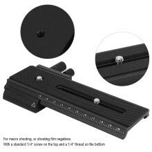 Makro-Langfokusierständer, Aluminiumlegierung, 160x93mm, 255g
