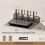 Multi Purpose Storage Solution Router and DVD Player Storage Organizer for Set  Boxes Medium Size Sturdy Design 2