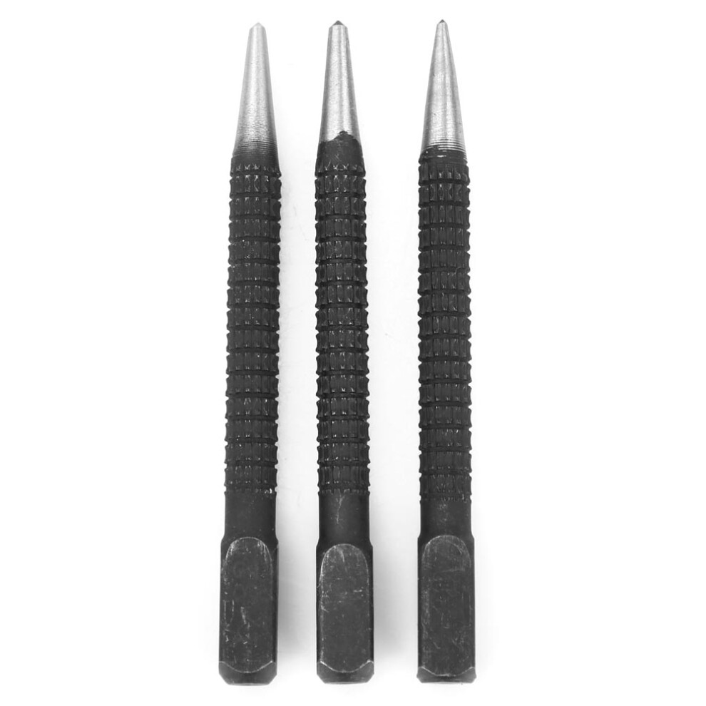 3-Pack Wood Center Punch Set, Adjustable Spring-Loaded Markers, 1.5Mm-3Mm 6951364121020