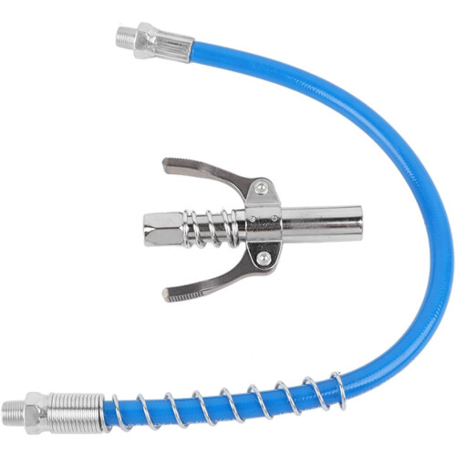Grease Gun Coupler Lock Type Pressure DoubleHandle Lubricating Gun Nozzle Tip For Maintenance 2