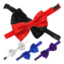 5Pcs Assorted Color Bow Ties Durable Party Neck Bowtie for Dress Up