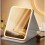 Foldable Led Makeup Mirror with Travel-Friendly Design, Dimmable Touch Control, Three Color Temperature Modes, Multi-Lighting Options, Adjustable Brig 4