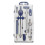 1 set 7pcs multifunctional drawing compasses practical tools blue 2