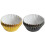 200 Cartine In Alluminio Spesso Per Muffin E Dolci, 100 Oro E 100 Nero 1