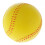 Practice Baseball Training Ball Elastic Softball 9 Cm Yellow For Team Practice And Games 1