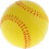 Practice Baseball Training Ball Elastic Softball 9 Cm Yellow For Team Practice And Games 2