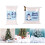 Furry Cotton Artificial Snow Decorations-Cotton blanket 2 x 2 3