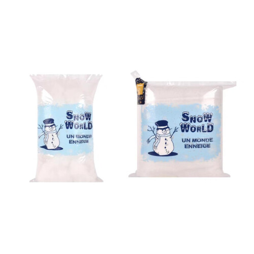 Furry Cotton Artificial Snow Decorations-Cotton blanket 2 x 2 1