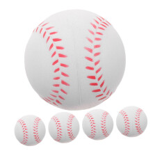 PU Soft Training Baseballs 5Pack Lightweight ImpactResistant Balls for Indoor Outdoor Use Safe Batting for Beginners