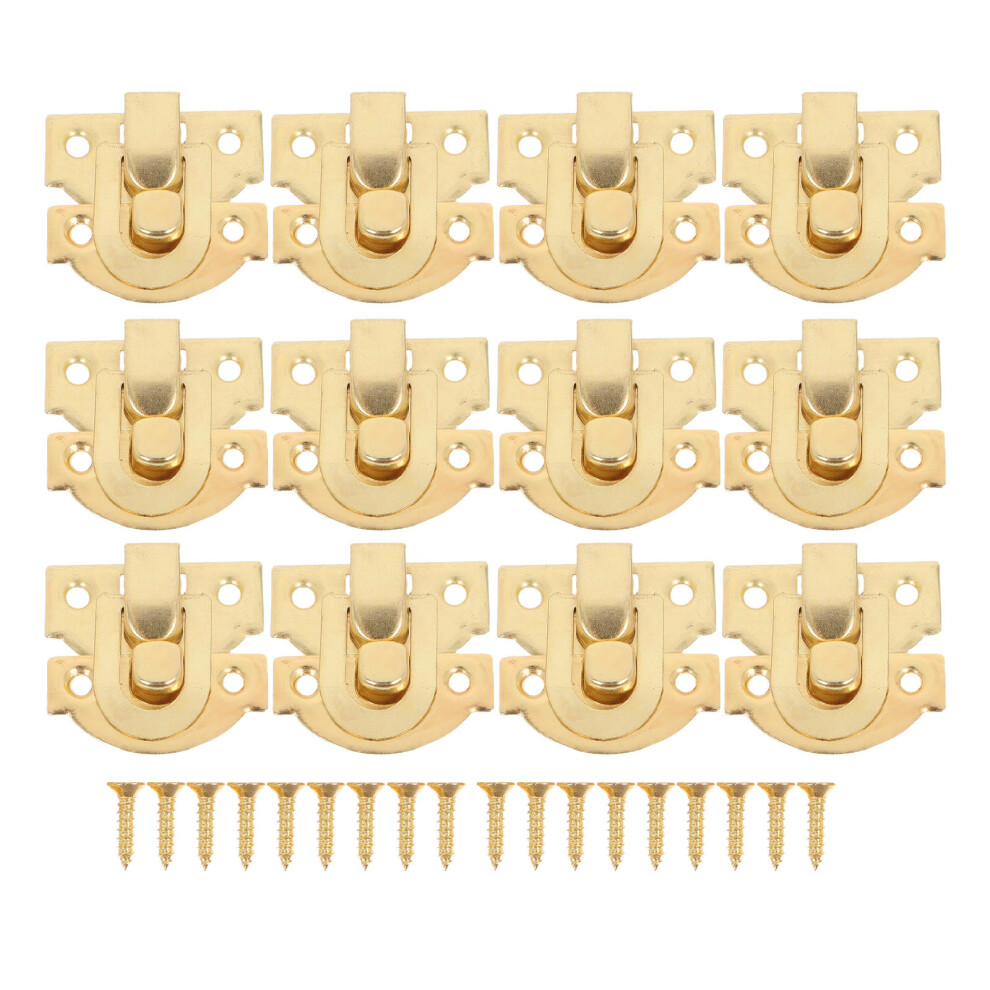 30Pcs Yellow Iron Hasp Latch Vintage Style Jewelry And Wooden Box 3531963183983