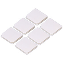 6 Stück/Set Duschvorhang-Clips, weiß,