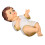 mini baby beeldje uit hars religieuze versiering 5