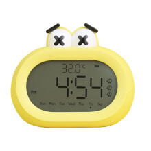 Wiederaufladbare Kinderwecker fürs Schlafzimmer, Countdown-Timer mit 3 Weckzeiten, Schlafwecker für Kindergeburtstage, Schulanfang und Weihnachten