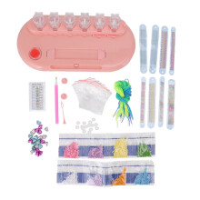 Kit per creare braccialetti con accessori, kit fai da te per gioielli per bambini per lo sviluppo delle abilità e della creatività, kit creativo