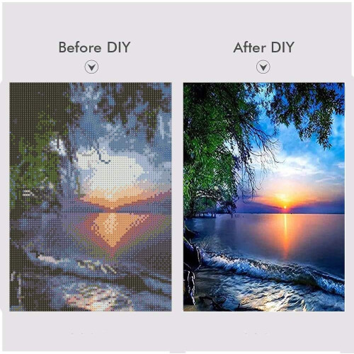 Κιτ ζωγραφικής με διαμάντια DIY, τέλειο δώρο με διαμάντια 26 όψεων για 2