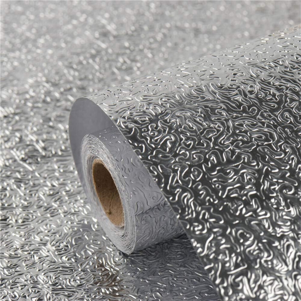 Cuttable Self-Adhesive Wallpaper, Heat Resistant Durable Pvc Material For Kitchen Countertops Cabinets Backsplashes, Self Adhesive Aluminum Foil For O 9094122286641