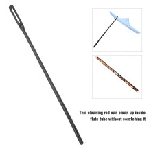 Schwarzer ABS-Kunststoff-Flötenreinigungstick, 35 cm, langlebig & einfach zu verwenden