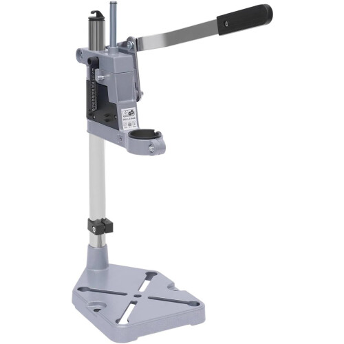 Benchtop Drill Press Adjustable Stand With Bench Clamp, DoubleHole Bracket, Hand Drilling Compatible, Workbench Tool 1