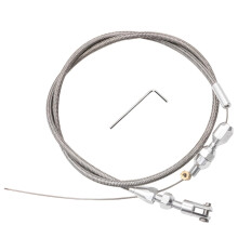 36 In Throttle Cable Kit With Stainless Steel Design For 4.8L 5.3L 5.7L 6.0L LS1 9707 Easy Installation