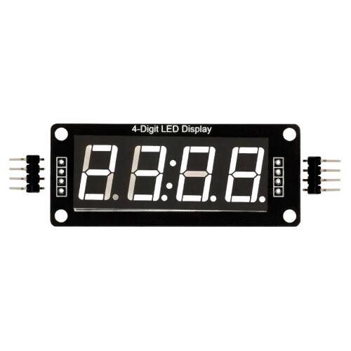 (White) Basic 4-digit 7-segment Display Module With Decimal Point For ...