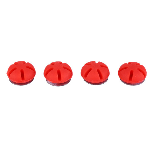 4PCS Rubber Archery Shock Absorber Bow Stabilizer Universal Damping (Red) 1