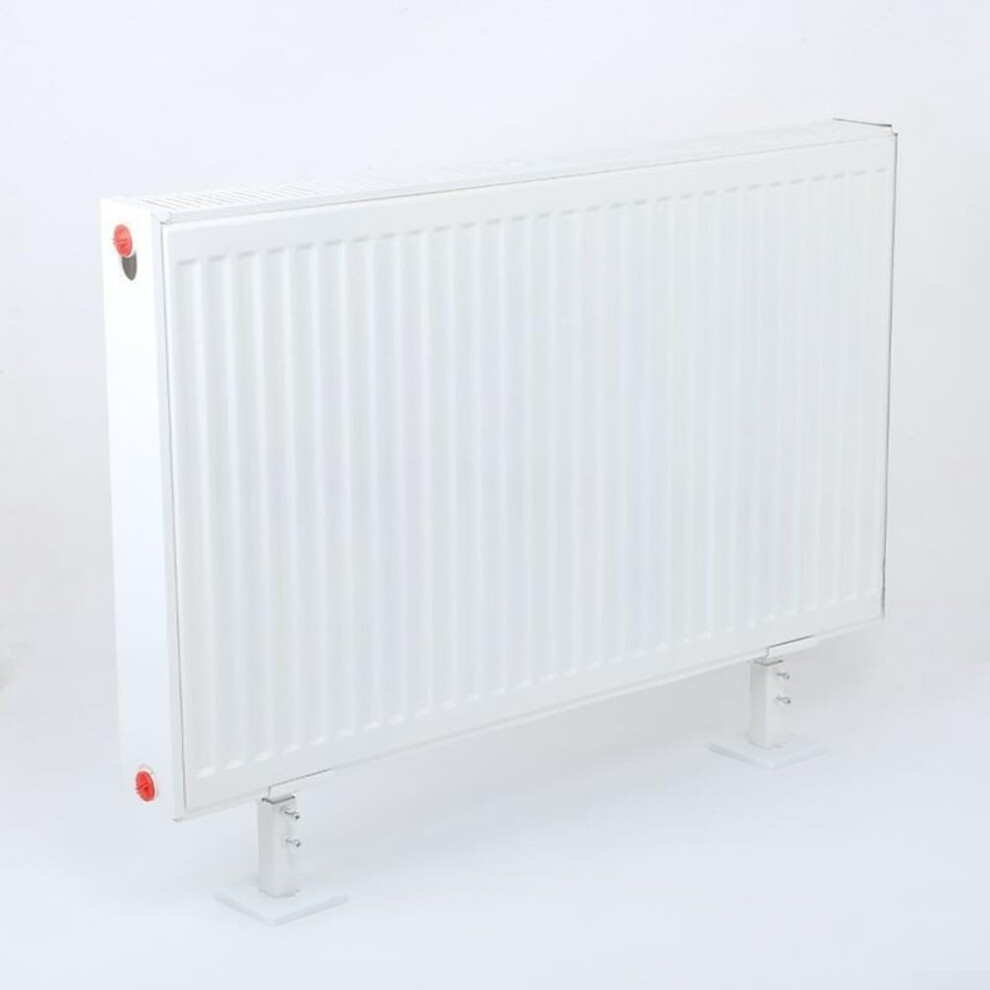 Adjustable Steel Panel Radiator Floor Bracket 2Pcs Expansionfixed Design 1421 Cm Height Range For Home And Commercial 9105992424160
