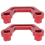 Pair A Pillar Windshield Light Mounting Bracket Replacement Compatible with Jeep Wrangler JL JLU 2018?2022 Red 2