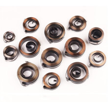 Metal B Type Drill Press Quill Feed Coil Spring Assembly 0.7 X 12 X 1540 Expanded Length Inside Outside Hooks