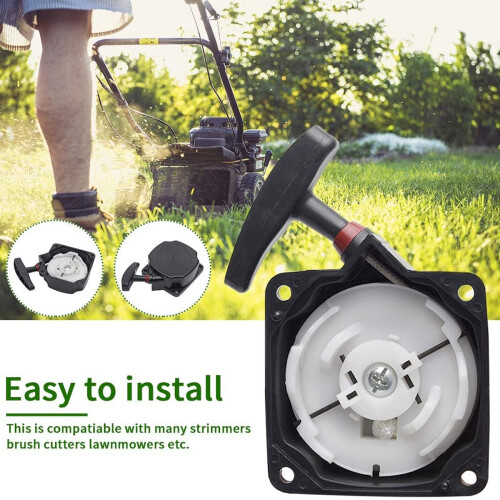 High-Quality Pull Starter For Smooth Start, Replacement Recoil Designed Specifically For Earth Auger Power Head And 2-Stroke Engine Mini Cultivators 1