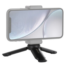 Portable Folding Mini Desktop Tripod Stand Holder for Camera & Phone Black