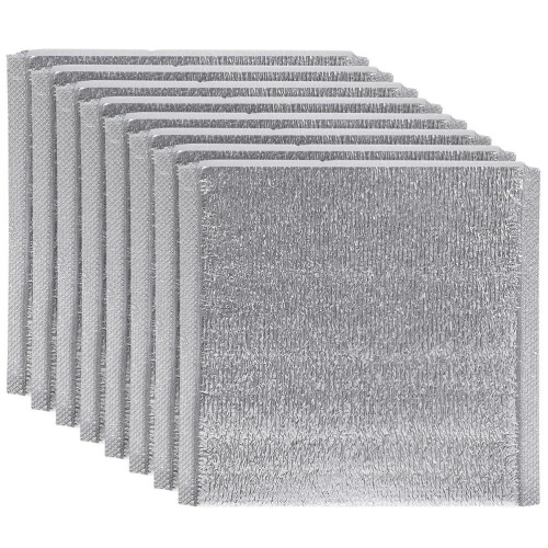 100Pcs Engångs Aluminiumfolie Isoleringspåsar För Mat