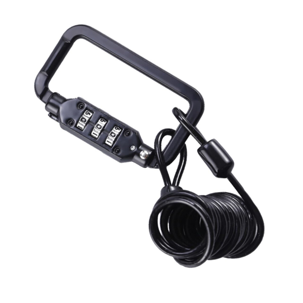 Antitheft Helmet Lock Selfcoiling Cable, Combination Lock, For Fullface And Halfface Helmets, Bikes & Motorcycles 9323874213811