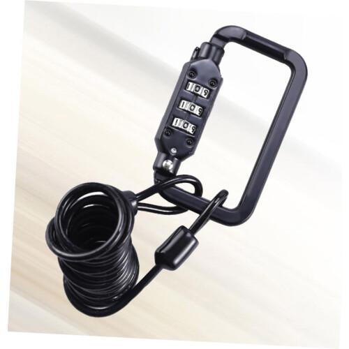AntiTheft Helmet Lock SelfCoiling Cable, Combination Lock, For FullFace And HalfFace Helmets, Bikes & Motorcycles 2