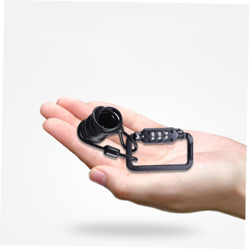 AntiTheft Helmet Lock SelfCoiling Cable, Combination Lock, For FullFace And HalfFace Helmets, Bikes & Motorcycles 1