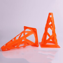 Hallenmarkierungskegel für Outdoor-Sportarten, Orange, 23cm, Packung mit 1