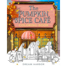 The Pumpkin Spice Cafe Coloring Book by Laurie Gilmore Paperback Book