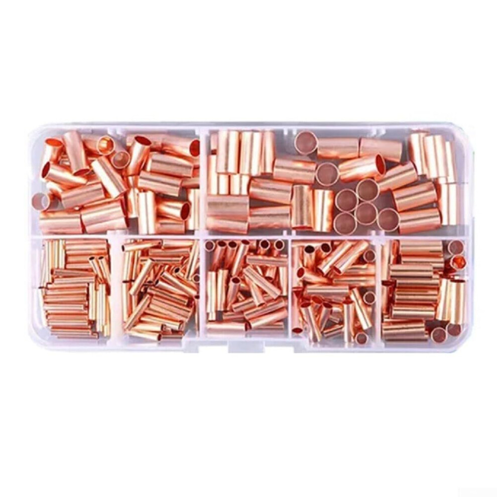 Copper Wire Ferrules 250Pcs Kit 7Size Crimp Connectors For Electrical Butt Terminals Power Systems And Home Appliances 9323874214092
