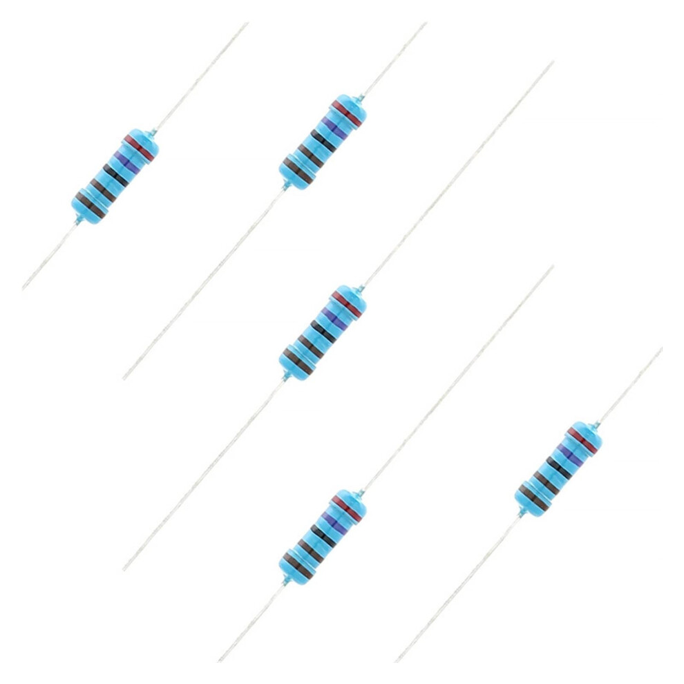 Metal Film Resistor 100 Pcs 0.5W 1% 750K Ohms Range 1R2m Pack 9323874214030