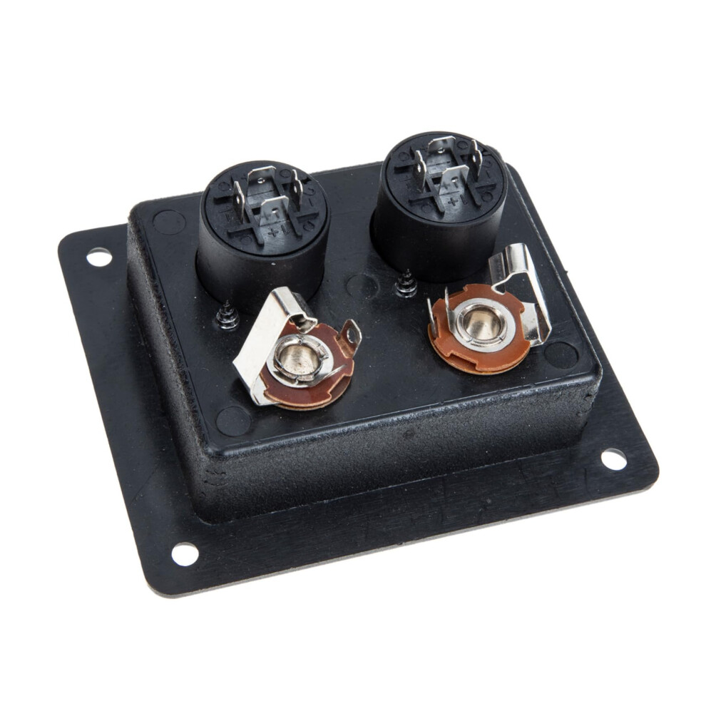 Stage Speaker Terminal Wiring Board Black Screw Cup Connector For Loudspeaker Signal Transfer Shockresistant Wire Panel 9105992425020